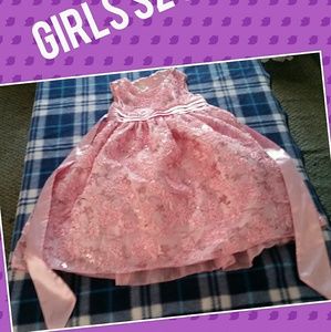 Brand new girls pink dress sz 5y